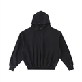 Frayed Enzyme Washed Fleece Hoodie