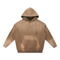 Tissui Label  Washed Frayed Fleece Hoodie