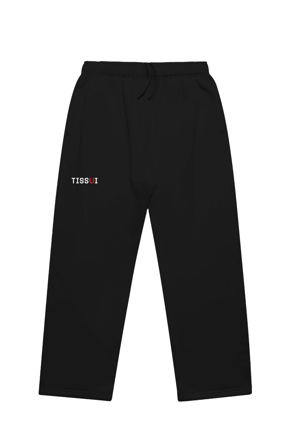 TISSUI Embroidered Relax Cuffless Trackpants