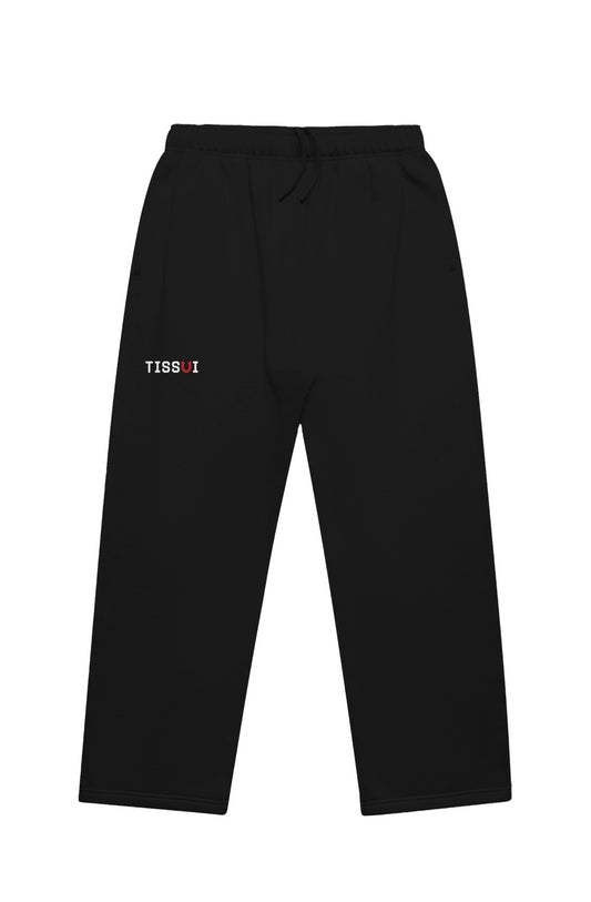 TISSUI Embroidered Relax Cuffless Trackpants