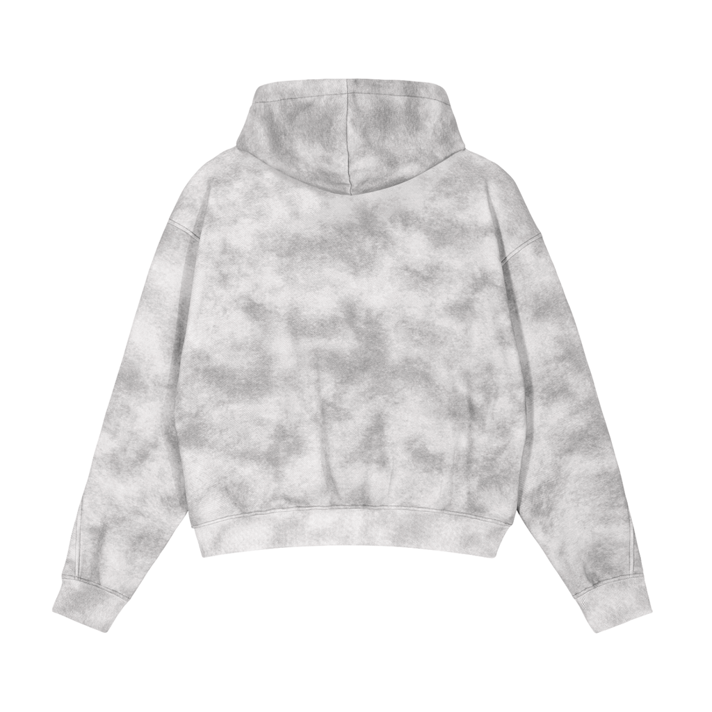 Tissui Washed Zip-Up Fleece Hoodie