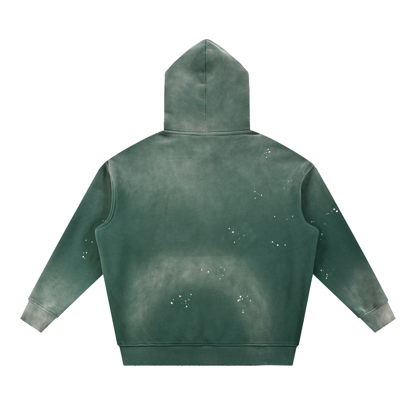 Tissui Label  Washed Frayed Fleece Hoodie