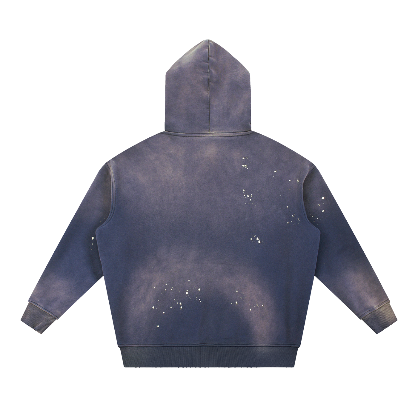 Tissui Label  Washed Frayed Fleece Hoodie