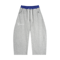 Tissui Plaid Waistband Barrel Sweatpants