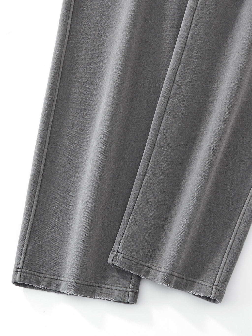 Frayed Enzyme Washed Fleece Sweatpants