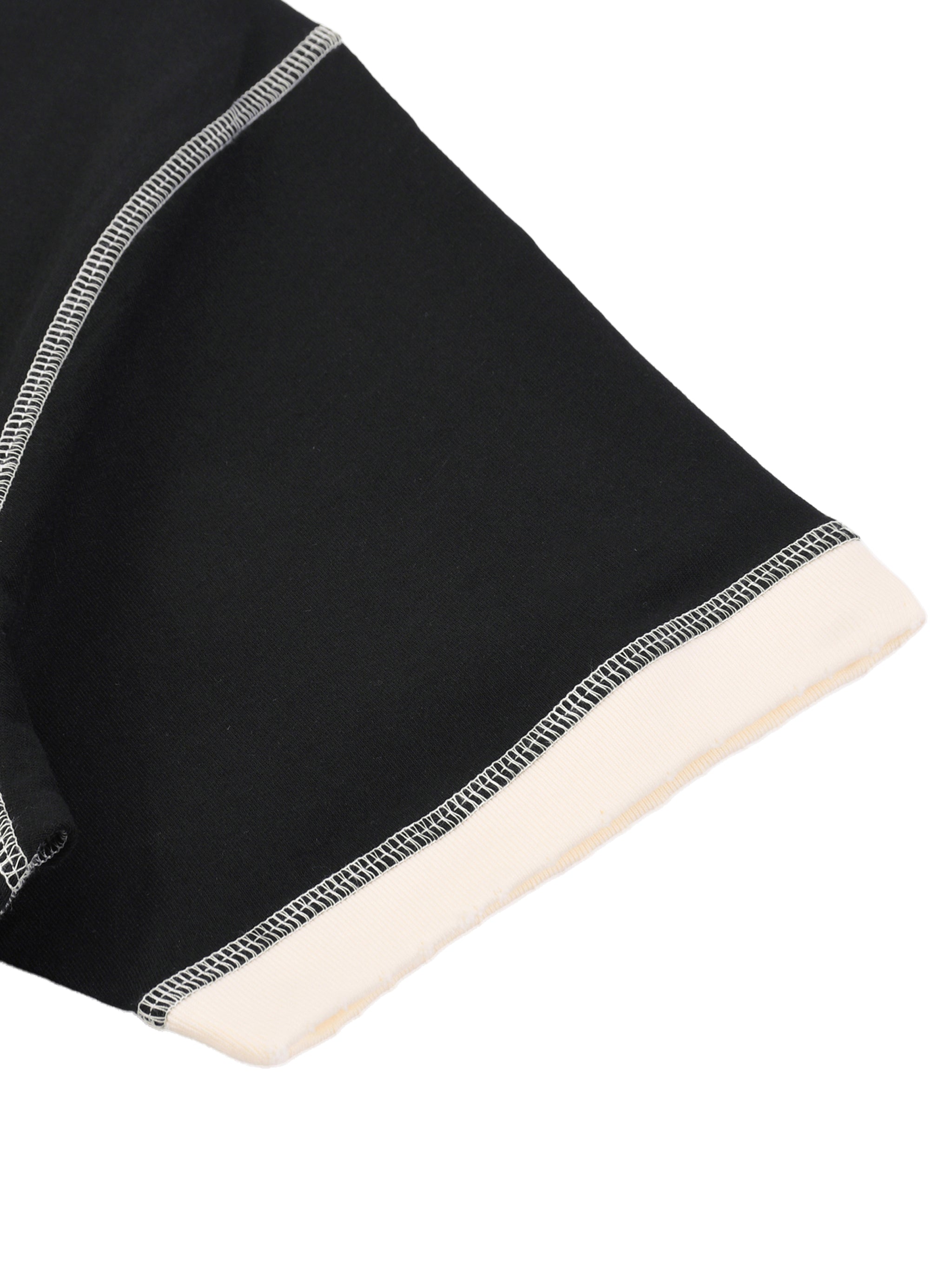 Tissui Blank Contrast-Stitched Cotton T-Shirt