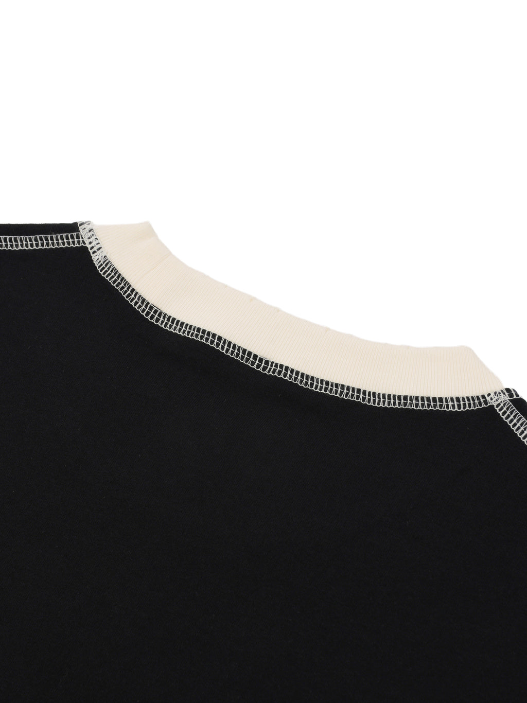 Tissui Blank Contrast-Stitched Cotton T-Shirt